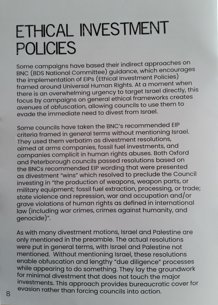 Divest Our Pension Fund